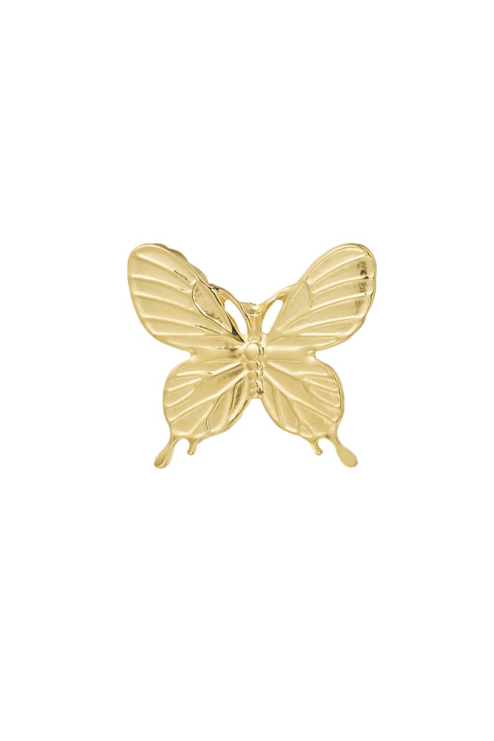 Statement butterfly ring - Gold color 