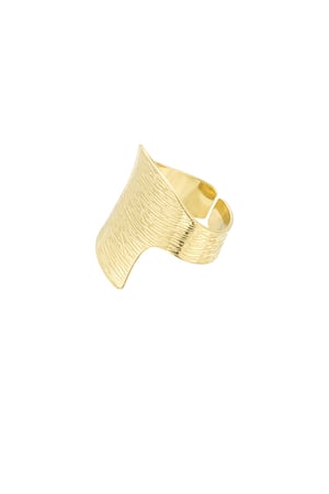 Ring asymmetrical must - Gold color h5 Picture3