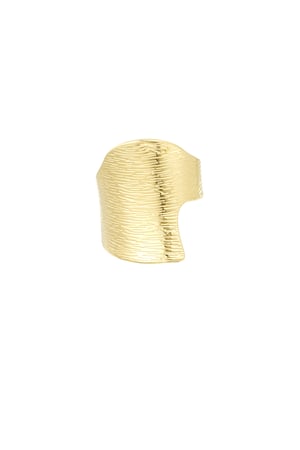 Ring asymmetrical must - Gold color h5 