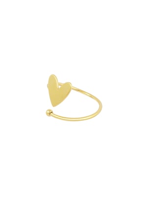 Twisted love ring - Gold color h5 Picture3