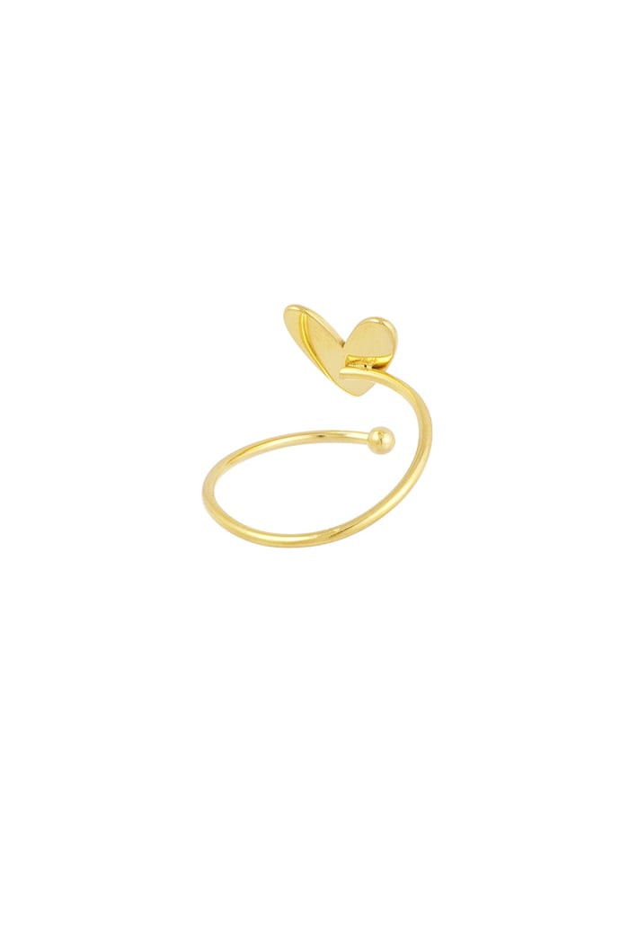 Twisted love ring - Gold color Picture4