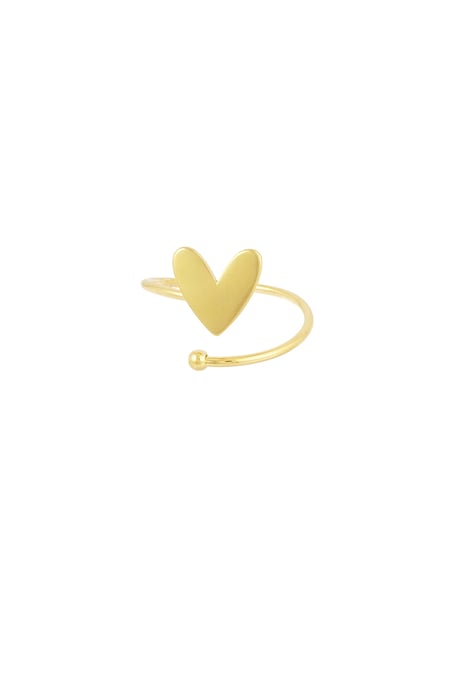 Twisted love ring - Gold color 2