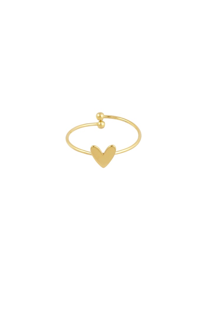 Simple love ring - Gold color 