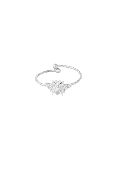 Ring mit Biene – Goldfarbe - Goldfarbefarbe h5 