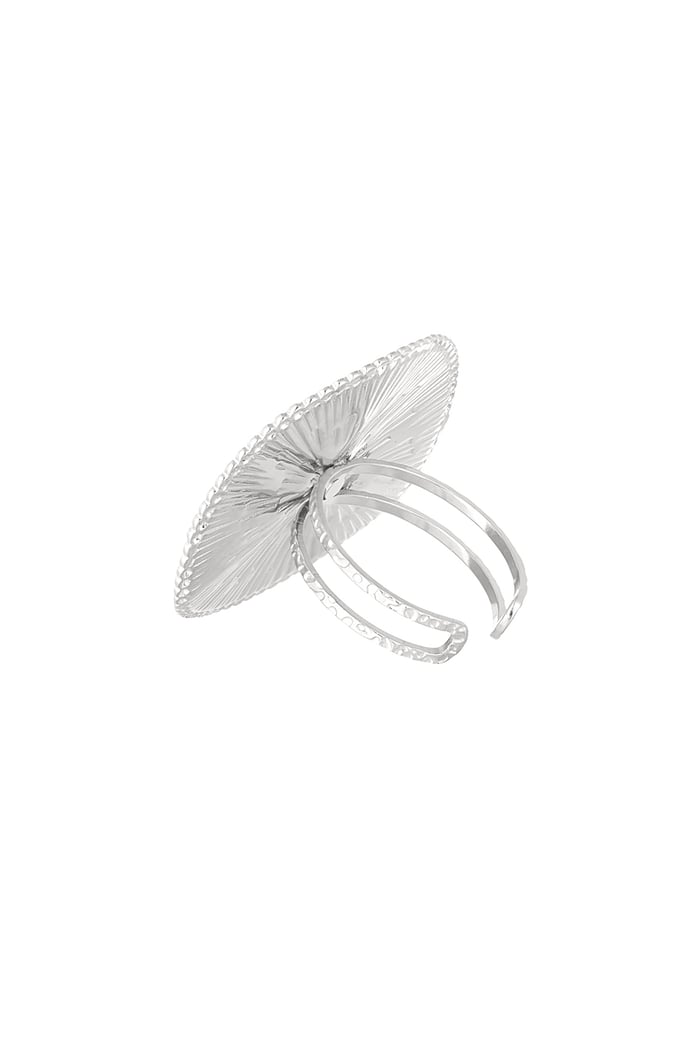 Statement-Ring-Kreis – Silber Bild3