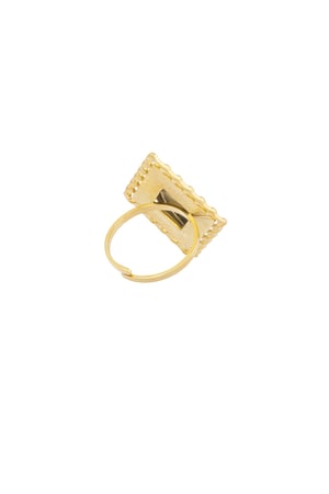 Ring vintage diamond detail - Gold color h5 Picture5