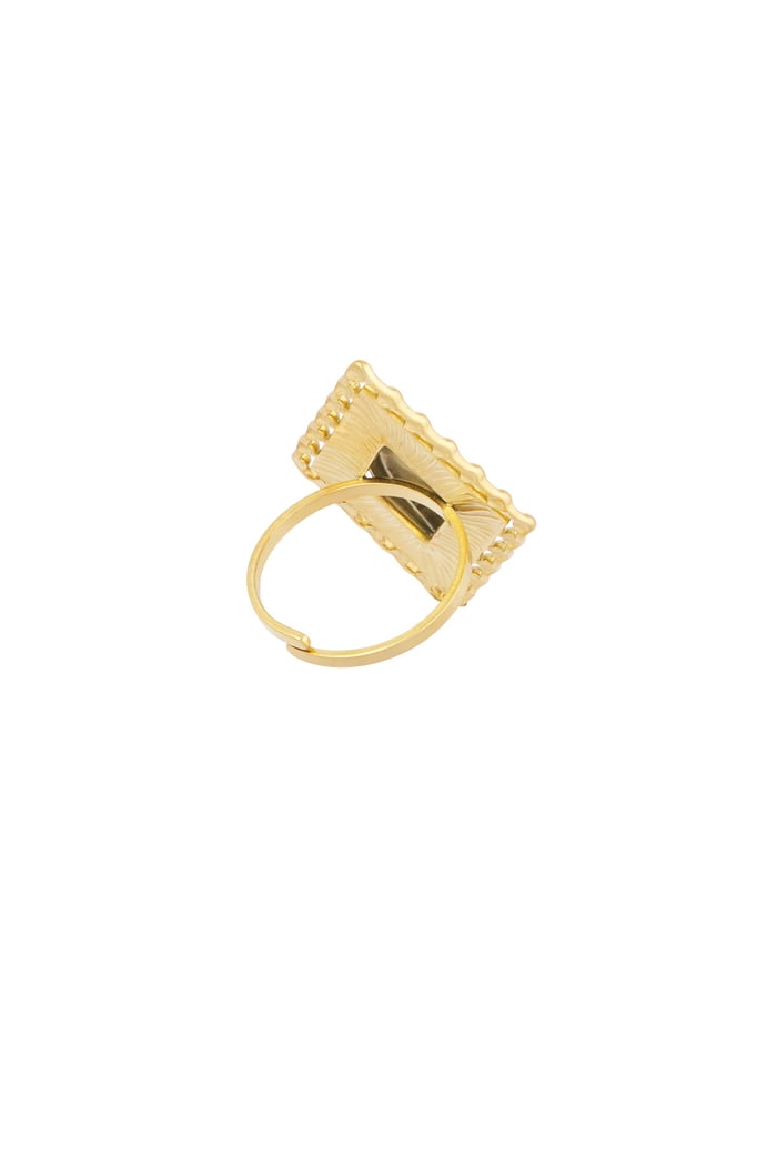 Ring vintage diamond detail - Gold color Picture5