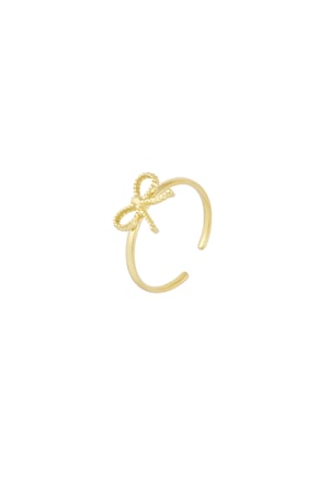 Ring bow basic - Gold color h5 