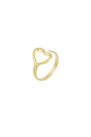 Ring love upside down - Gold color h5 Picture3