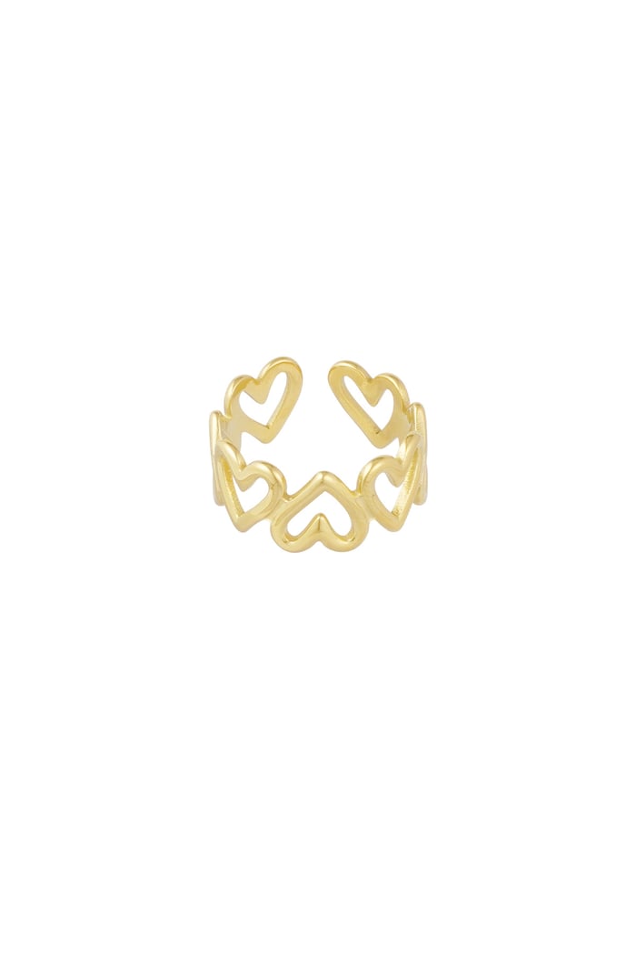 Twisted love ring - Gold color Picture3