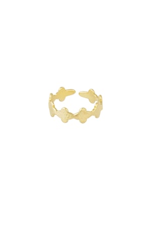 Ring clover vibes - Gold color h5 Picture3