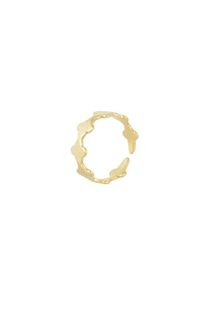 Ring clover vibes - Gold color h5 