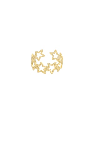 Sparkle all the way ring - Gold color h5 Picture3