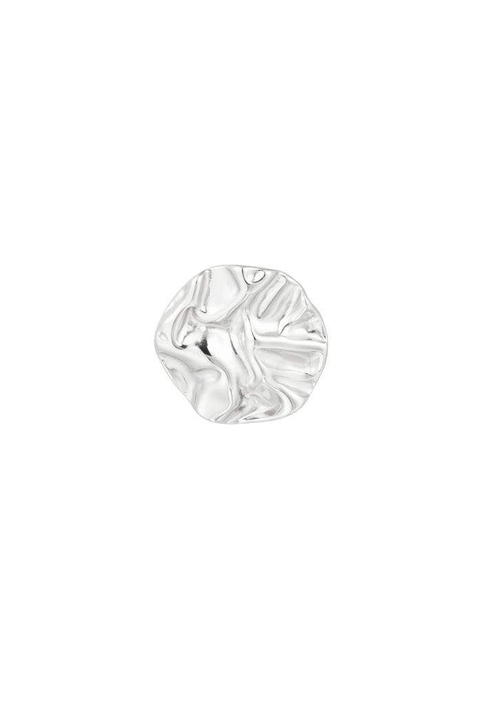 Ring statement structure round - Silver Color color Picture3