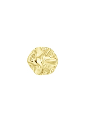 Ring statement structure round - Gold color h5 Picture3