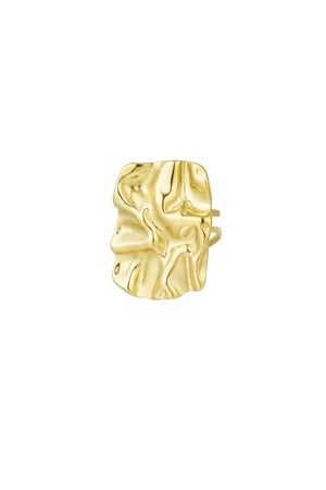 Waves ring - Gold color h5 Picture4