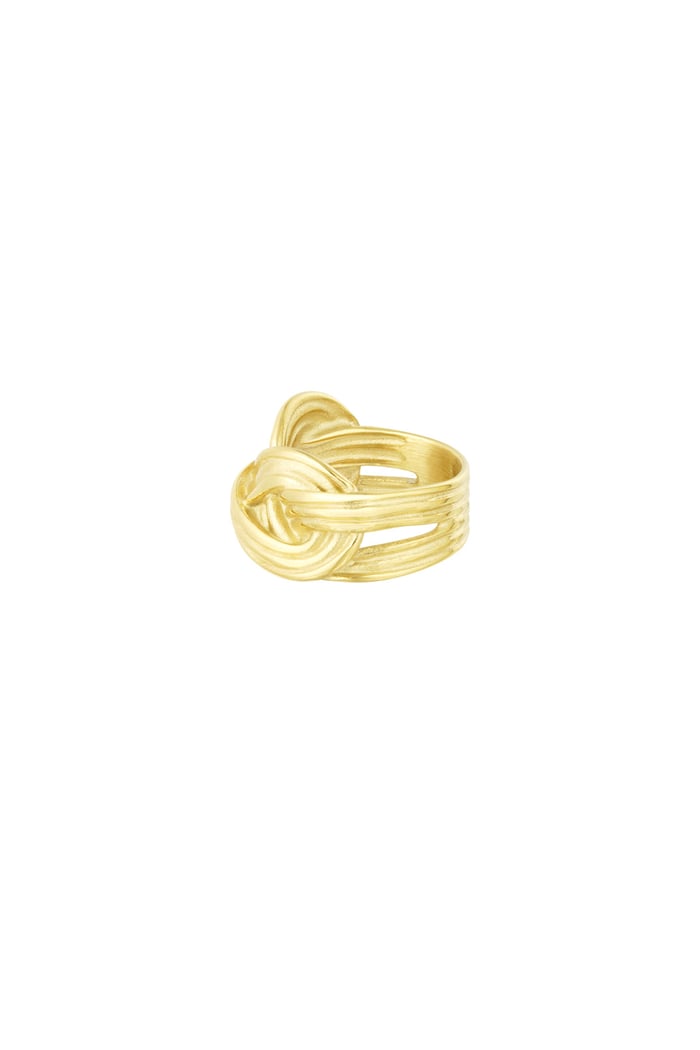 Double knot ring - Gold color Picture3