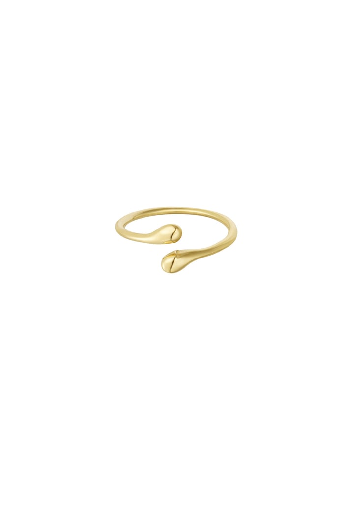 Offener Basic-Ring - Goldfarbe 