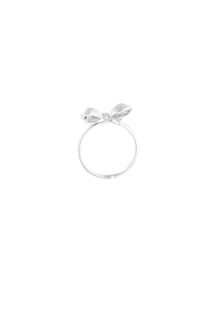 Reverse bow ring - Silver Color color Picture3