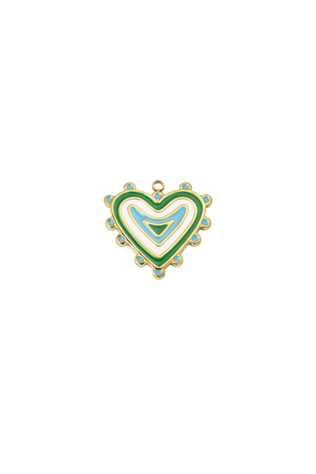 Charm funky love - blue green 2