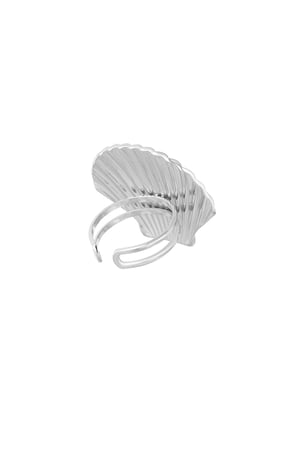 Shell statement ring - Silver Color color h5 Picture3