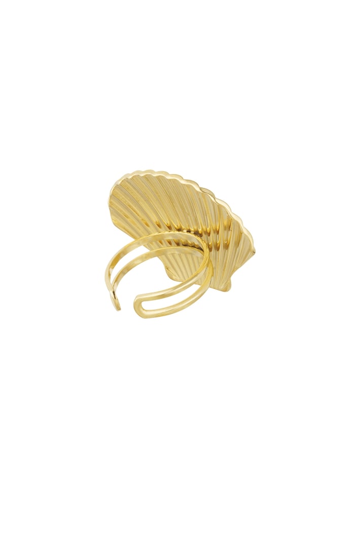 Shell statement ring - Gold color Picture3