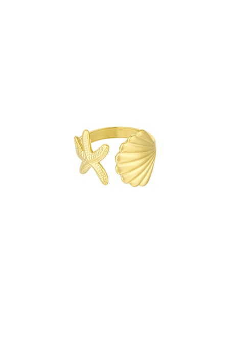 Ring sea shell vibes - Gold color