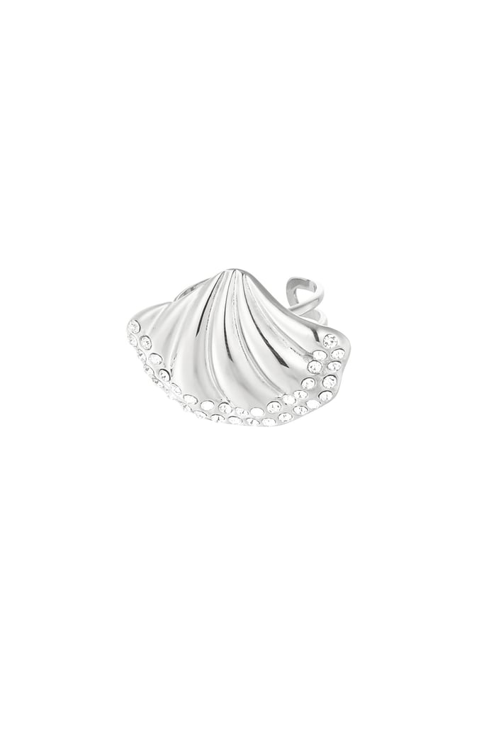 Ring shell shimmer - Silver Color color 