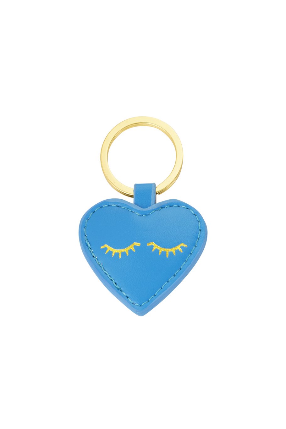 Keyring heartful smile - beige