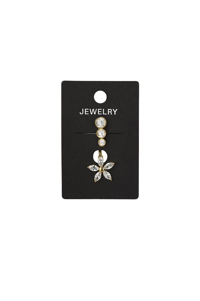 Navel piercing easy elegance - Gold color Picture3