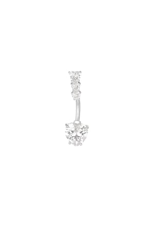 Bauchnabelpiercing Glow Drop - Silberfarbe h5 