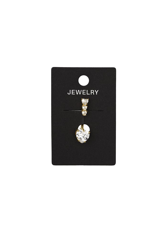 Navel piercing glow drop - Gold color Picture3