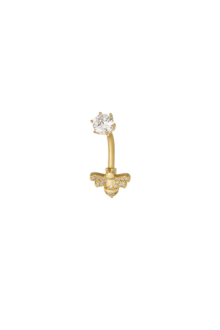 Navel piercing busy bee - Gold color 