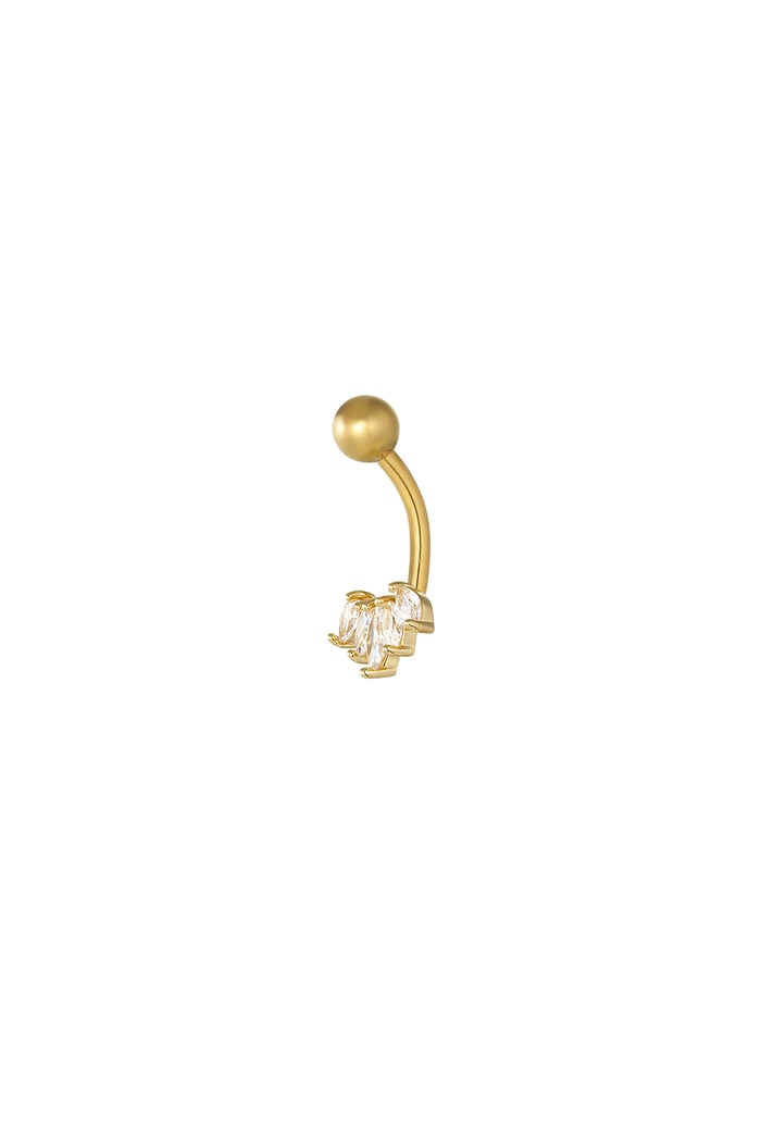 Navel piercing twinkle belly - Gold color Picture3