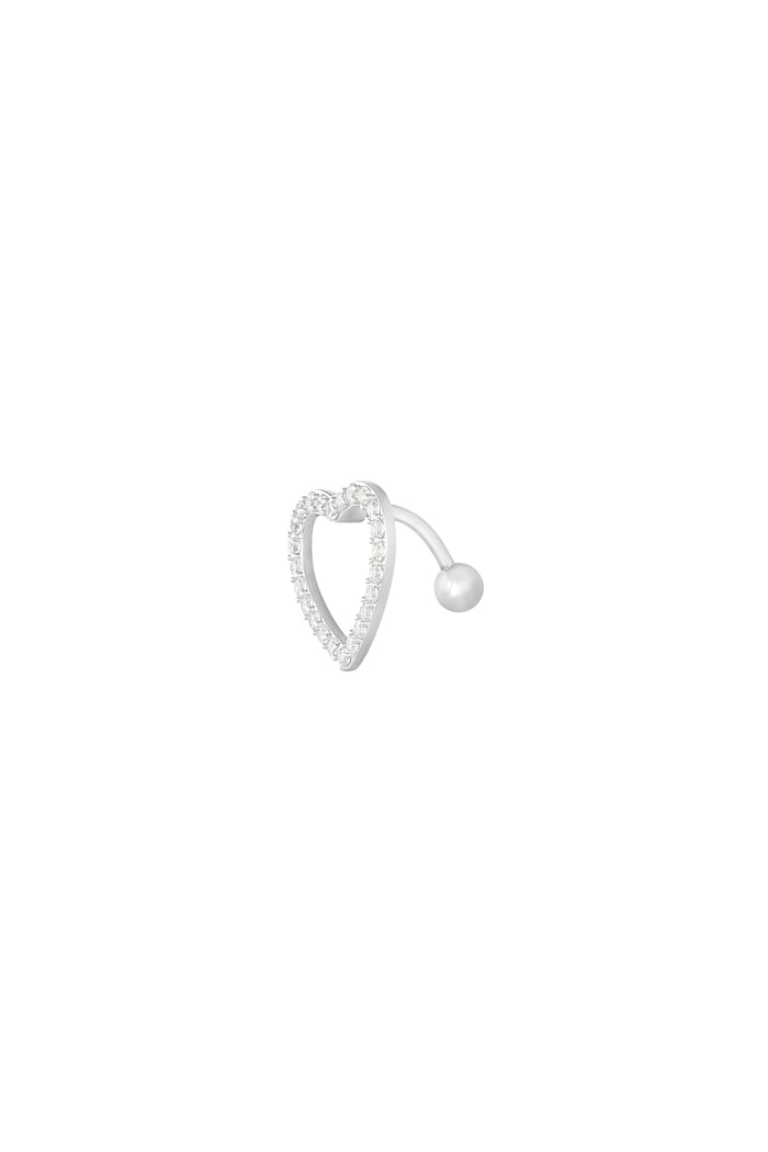 Navel piercing heart for all - Silver Color color Picture2