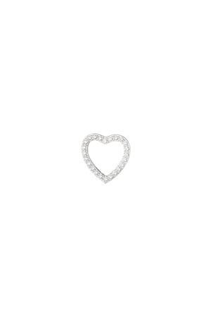 Navel piercing heart for all - Silver Color color h5 