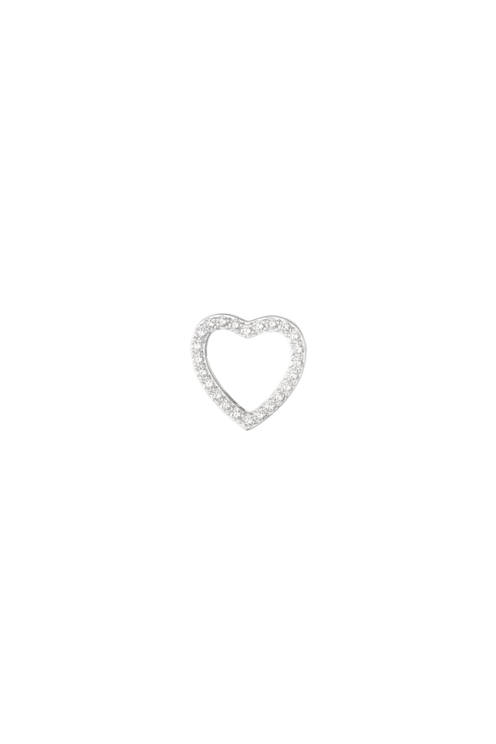 Navel piercing heart for all - Silver Color color 