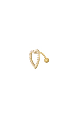 Navel piercing heart for all - Gold color h5 Picture2