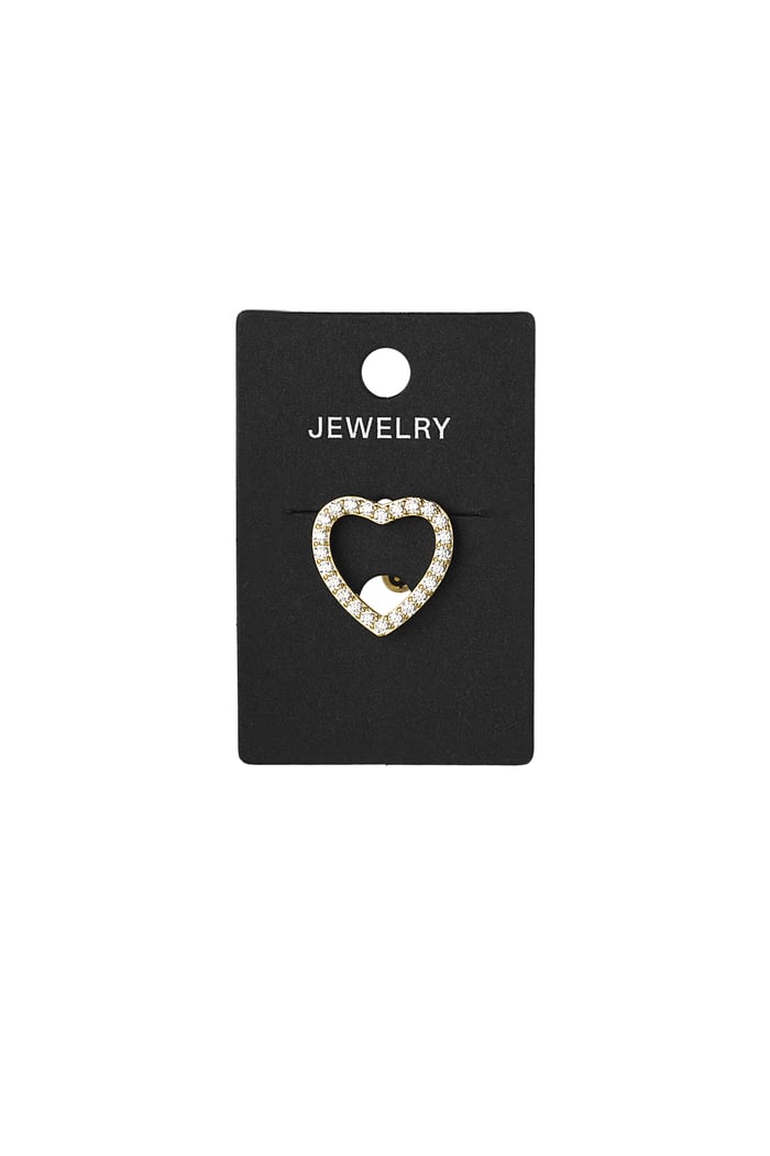 Navel piercing heart for all - Gold color Picture3