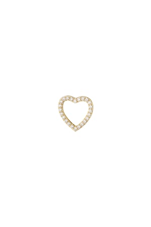 Navel piercing heart for all - Gold color h5 