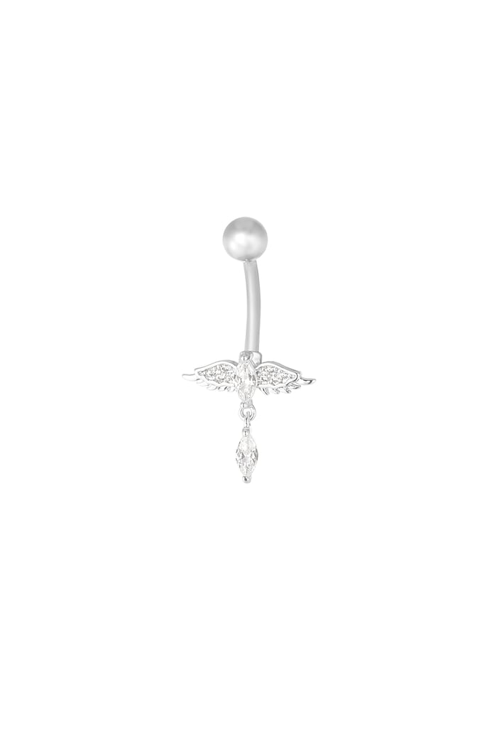 Bauchnabelpiercing Gleam & Glow - Silberfarbe 