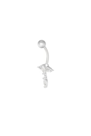 Bauchnabelpiercing Gleam & Glow - Silberfarbe h5 Bild2