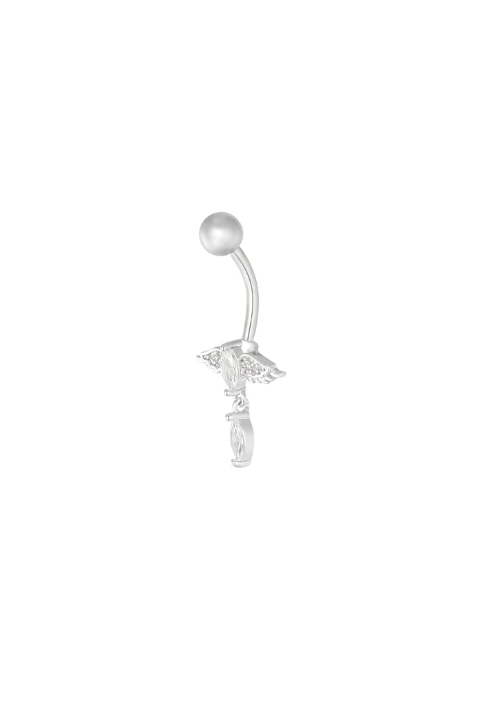 Bauchnabelpiercing Gleam & Glow - Silberfarbe Bild2