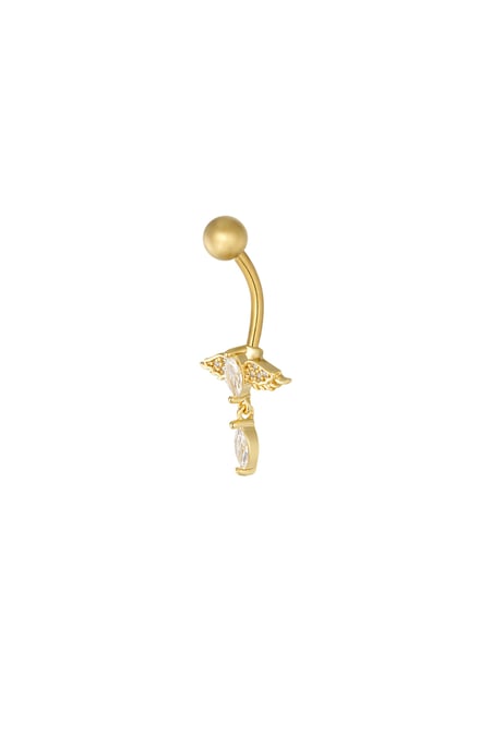 Navel piercing gleam & glow - Gold color 2