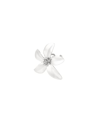 Floral Girl ring - Silver Color color h5 