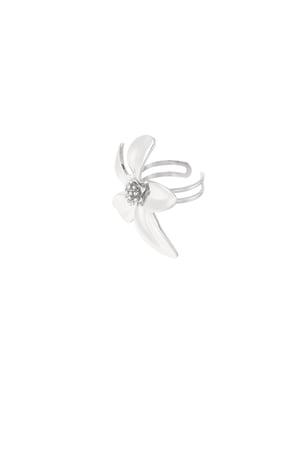 Floral Girl ring - Silver Color color h5 Picture3