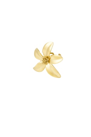 Ring „Floral Girl“ – Goldfarbe - Goldfarbefarbe h5 