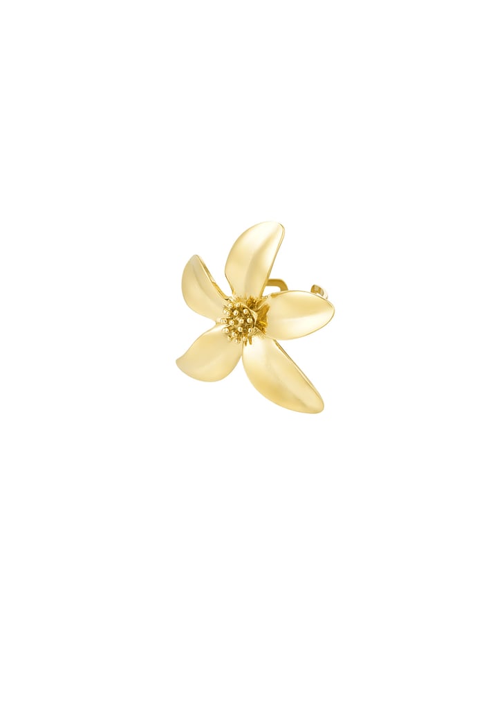 Floral Girl ring - Gold color 