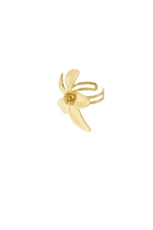 Floral Girl ring - Gold color h5 Picture3