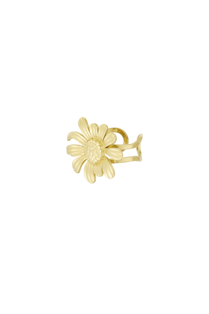 Happy daisy ring - Gold color Picture3